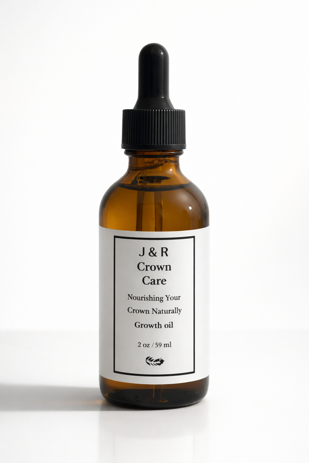 J & R Crown Care Growth Oil (2 oz)